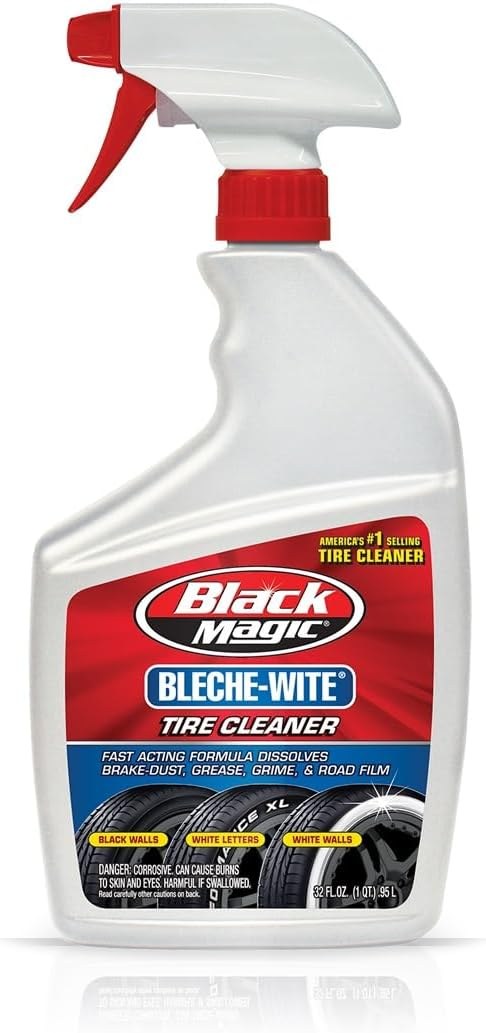 WheelWorks Acid-Free Wheel and Tire Cleaner Pro, 32 oz Spray for Cars and Trucks